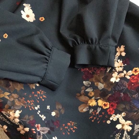 Zara voluminous printed mini dress XS New - Picture 9 of 16